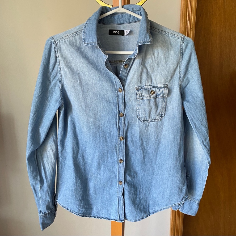 BDG Denim Button-Up Shirt